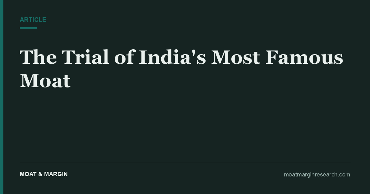 The Trial of India's Most Famous Moat