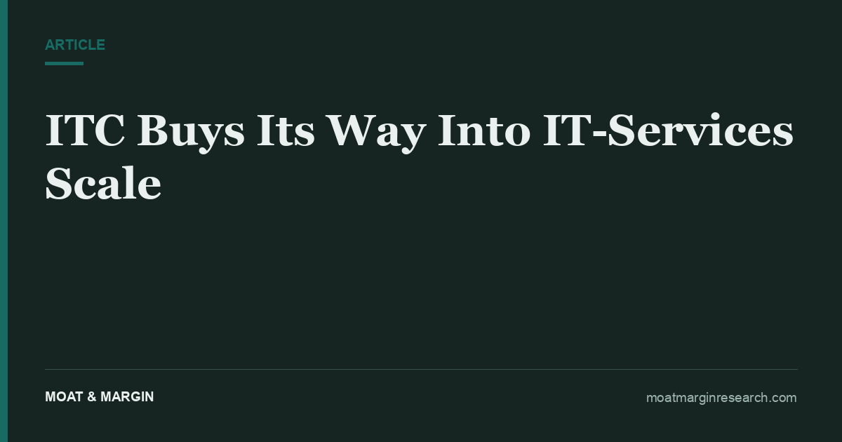 ITC Buys Its Way Into IT-Services Scale