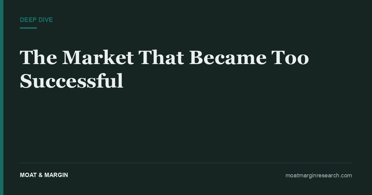 The Market That Became Too Successful