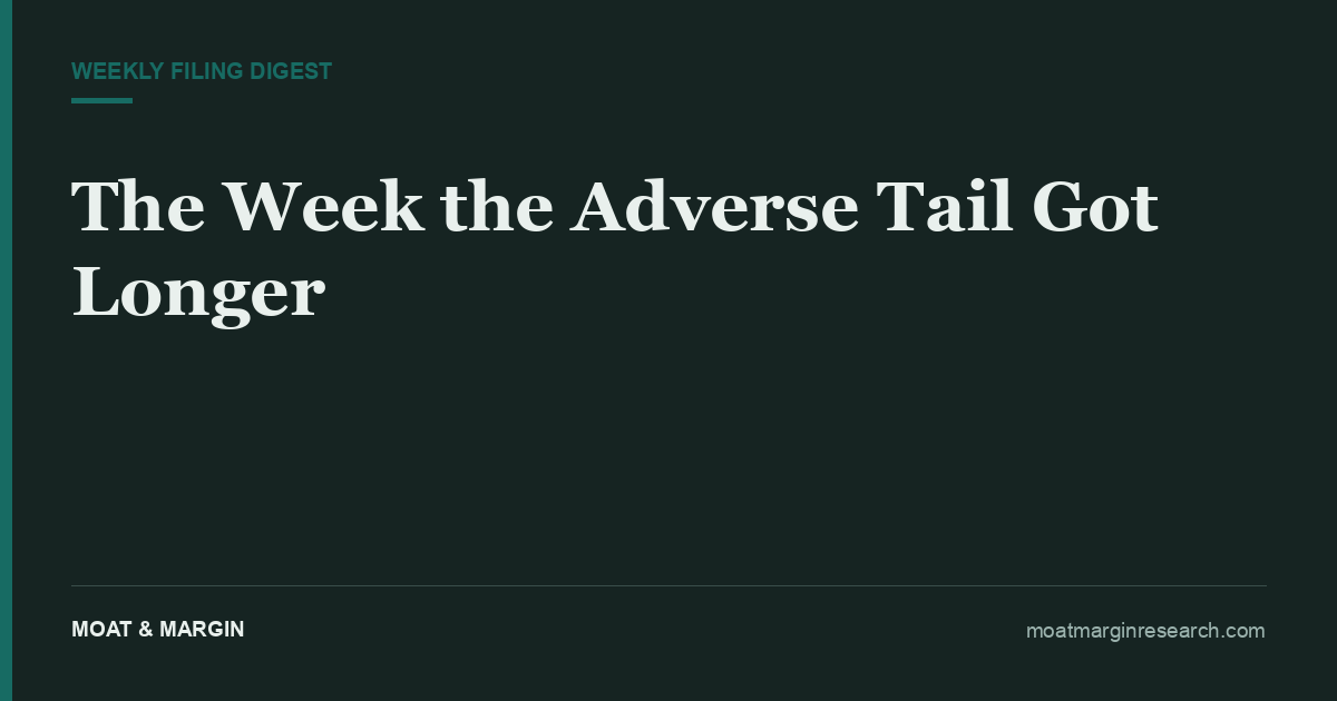 The Week the Adverse Tail Got Longer